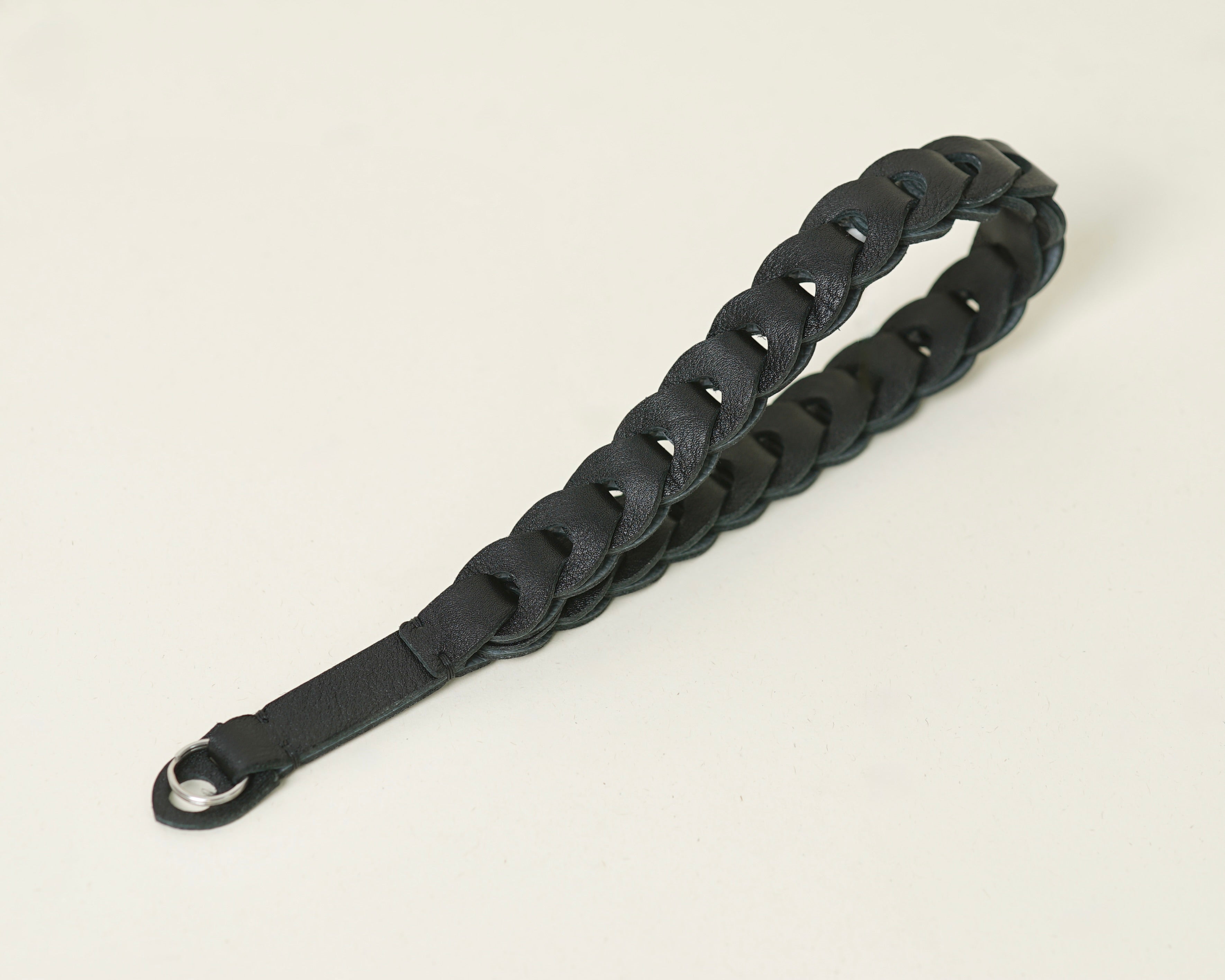 Hand Strap Black Swift Leather