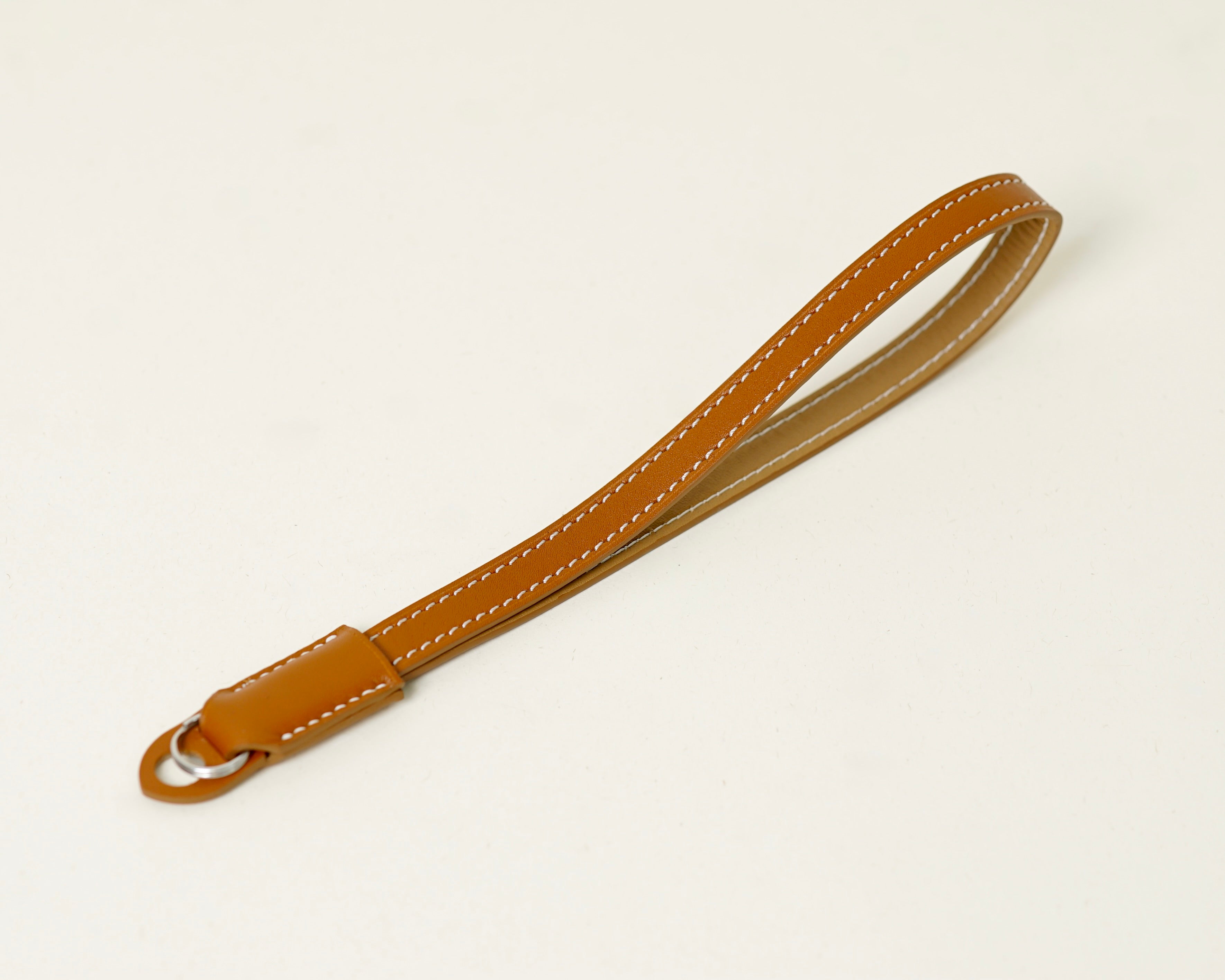 Hand Strap Brown Barenia Leather