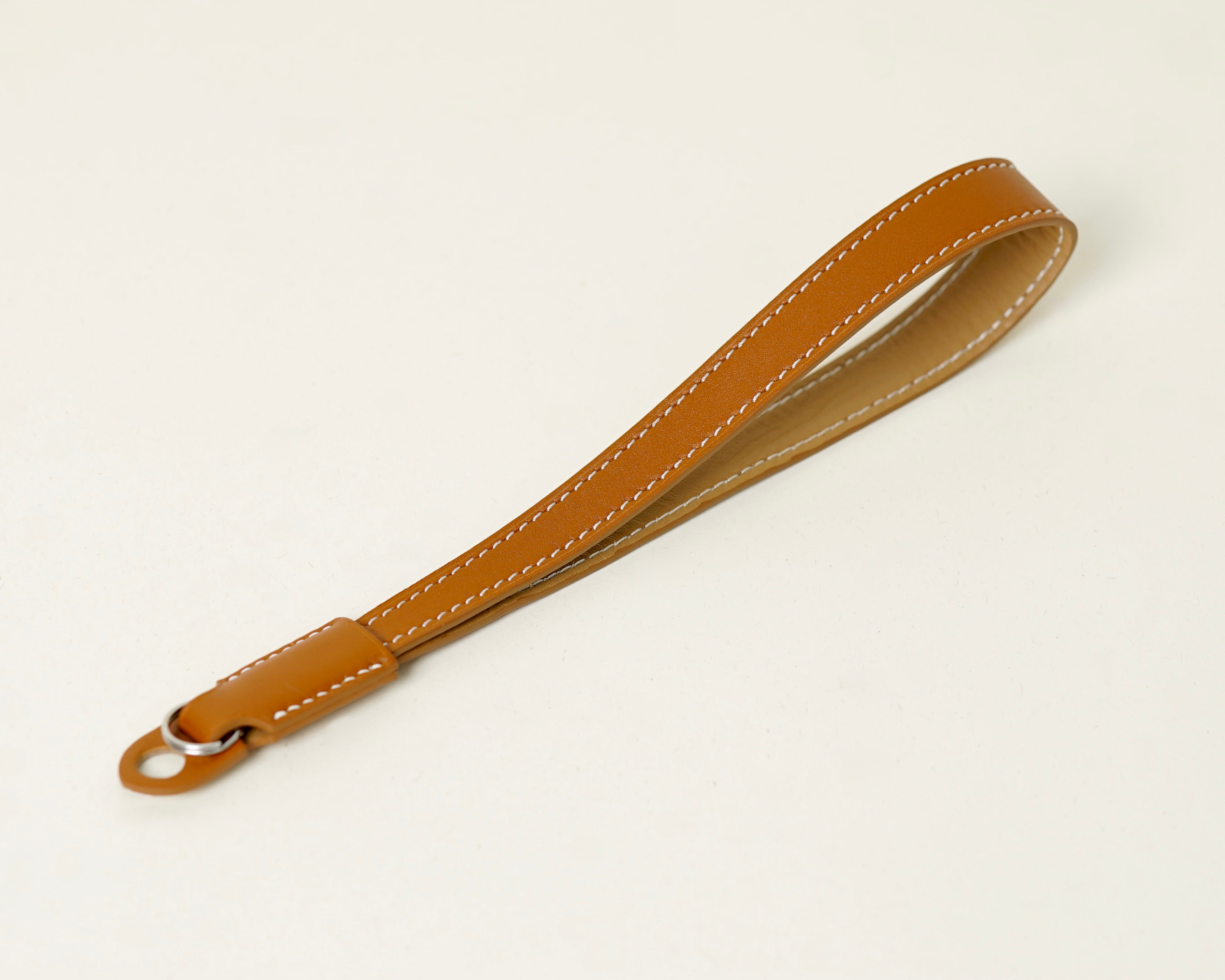 Hand Strap Brown Barenia Leather