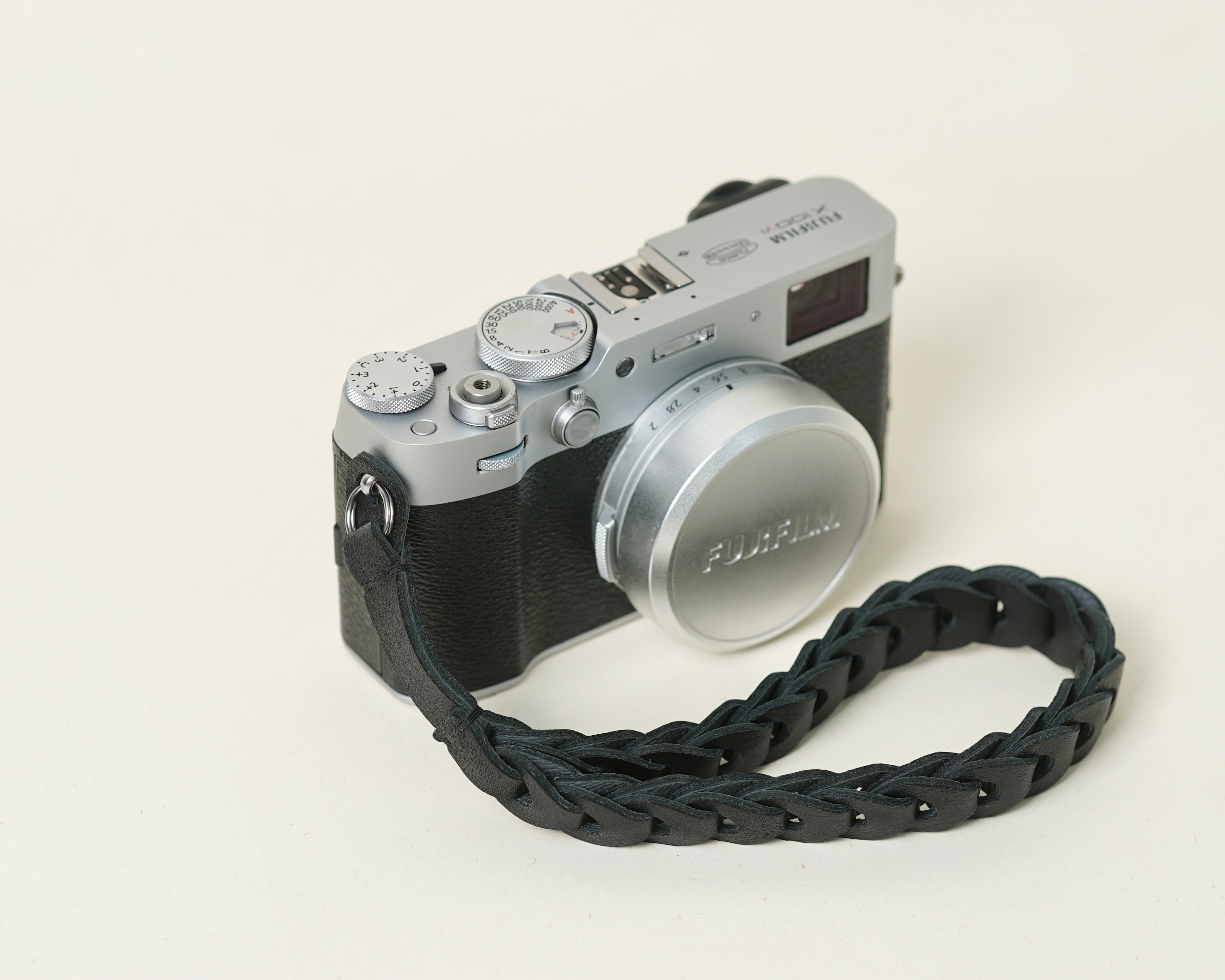 Hand Strap Black Swift Leather