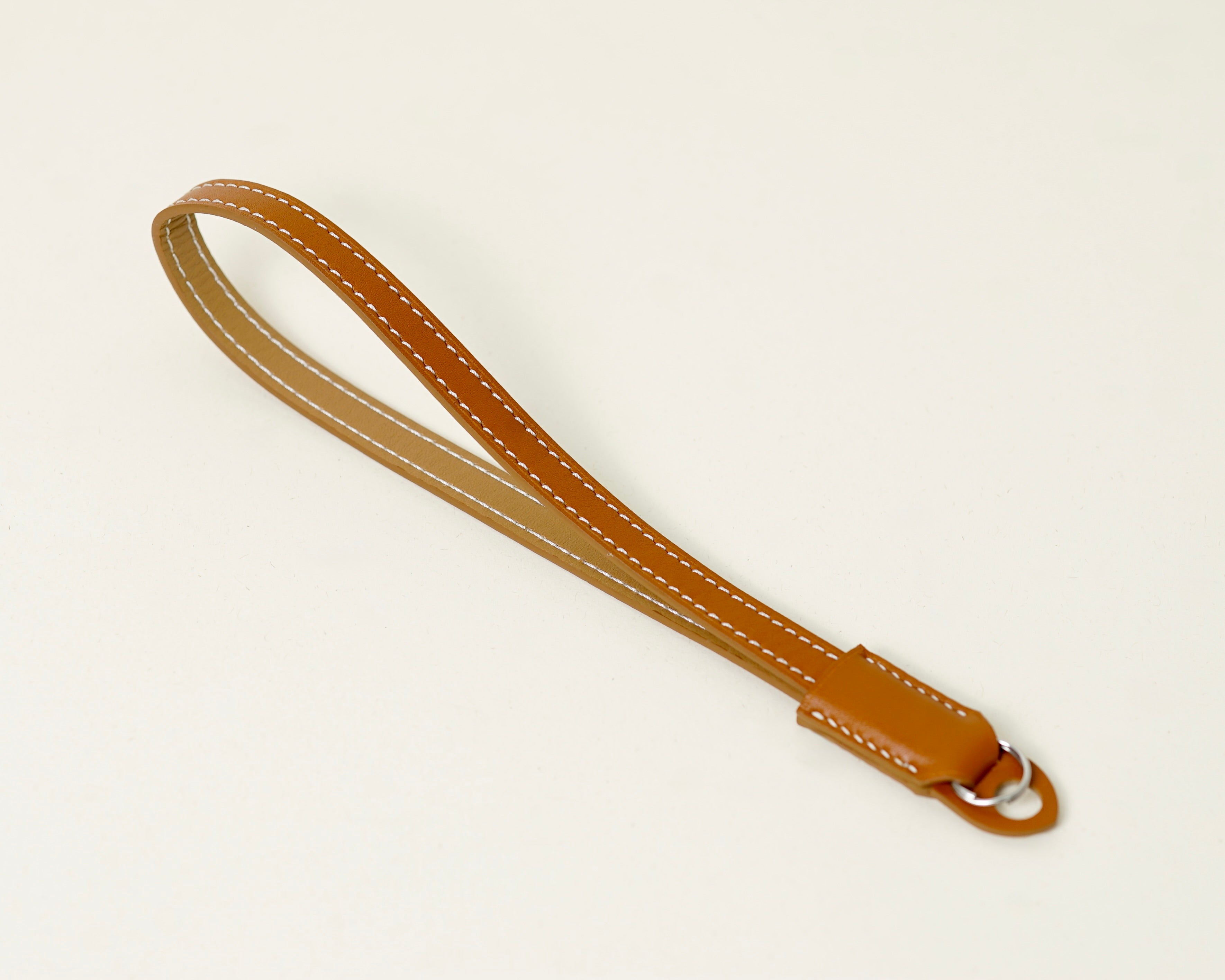 Hand Strap Brown Barenia Leather