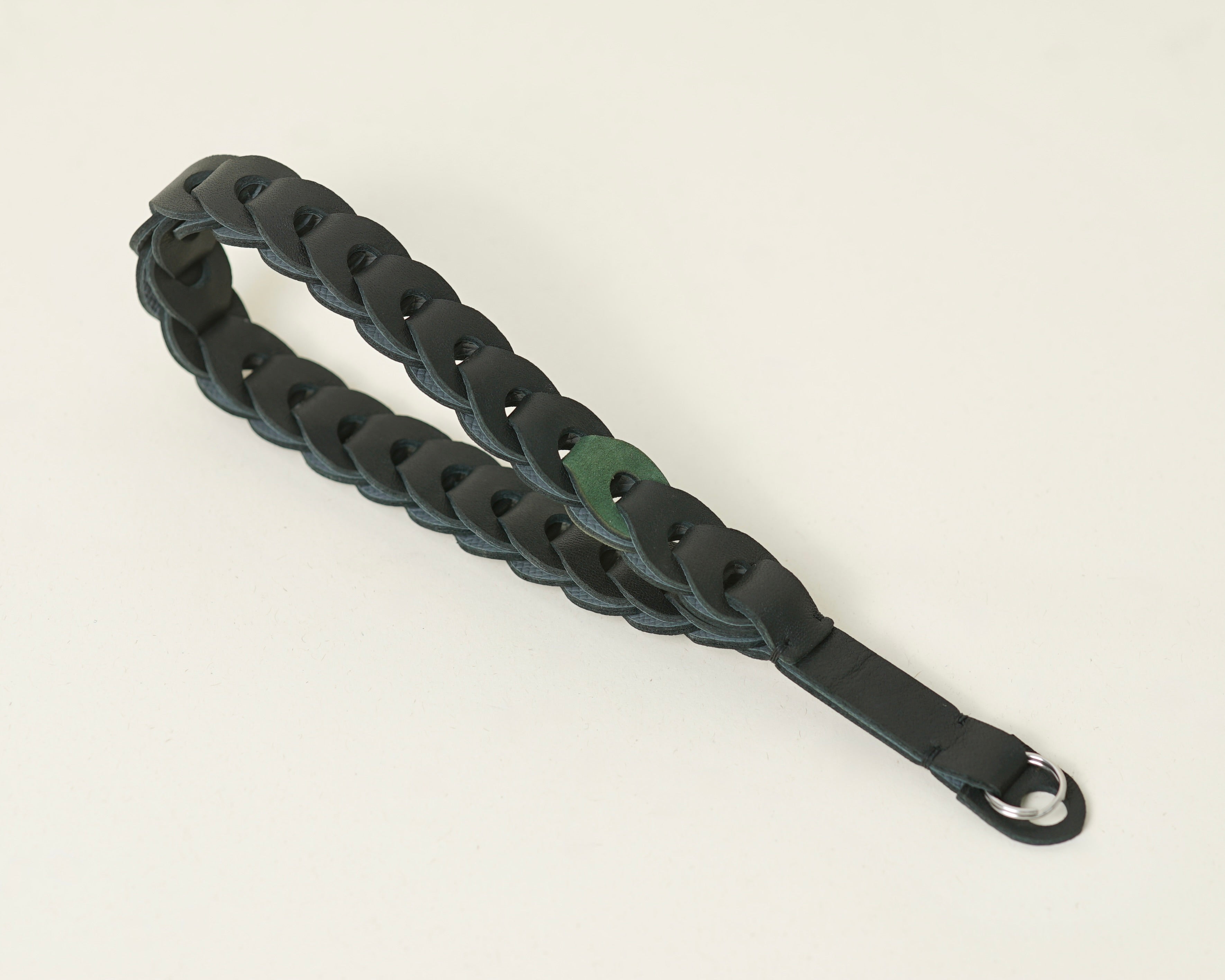 Hand Strap Black mix Green