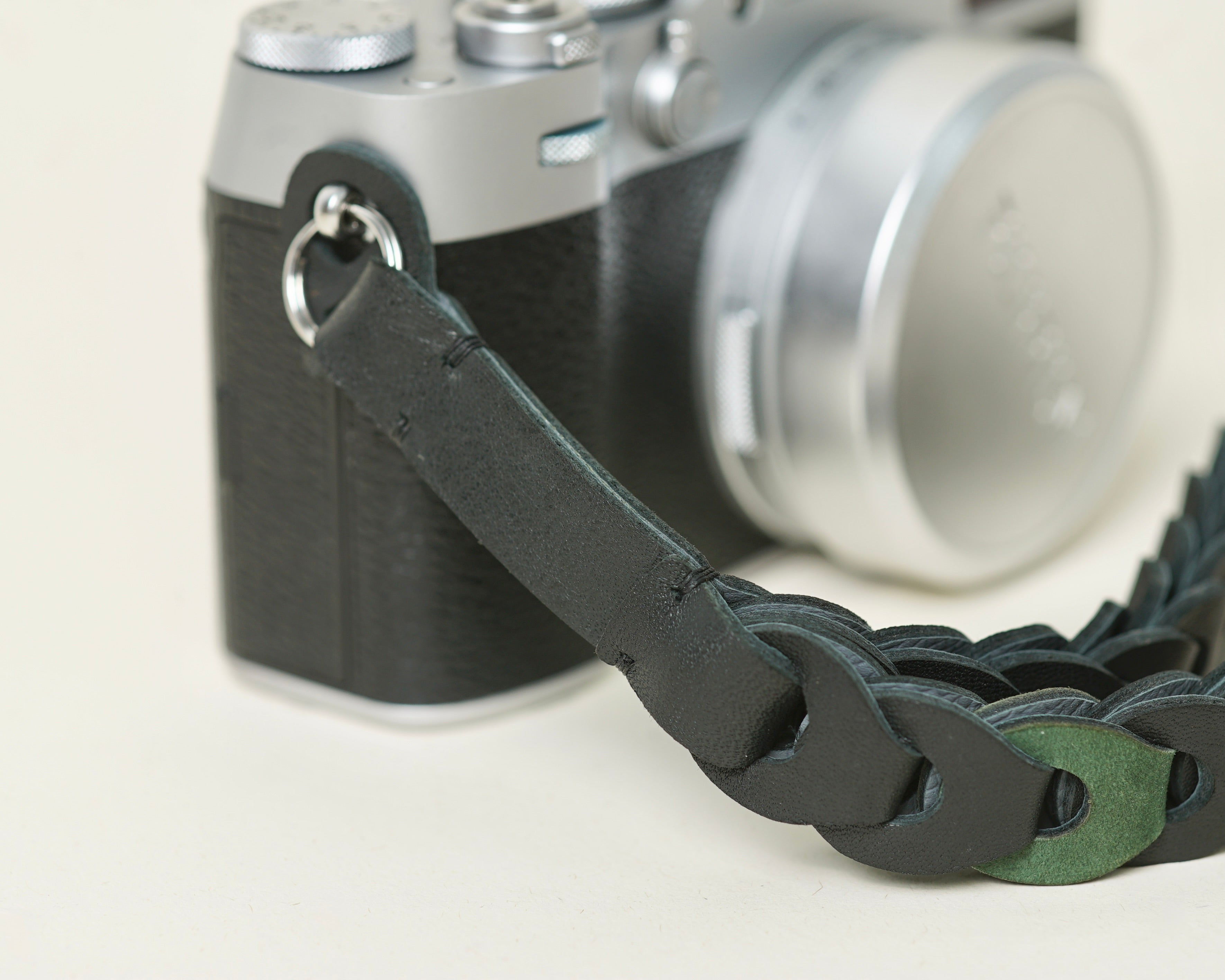 Hand Strap Black mix Green