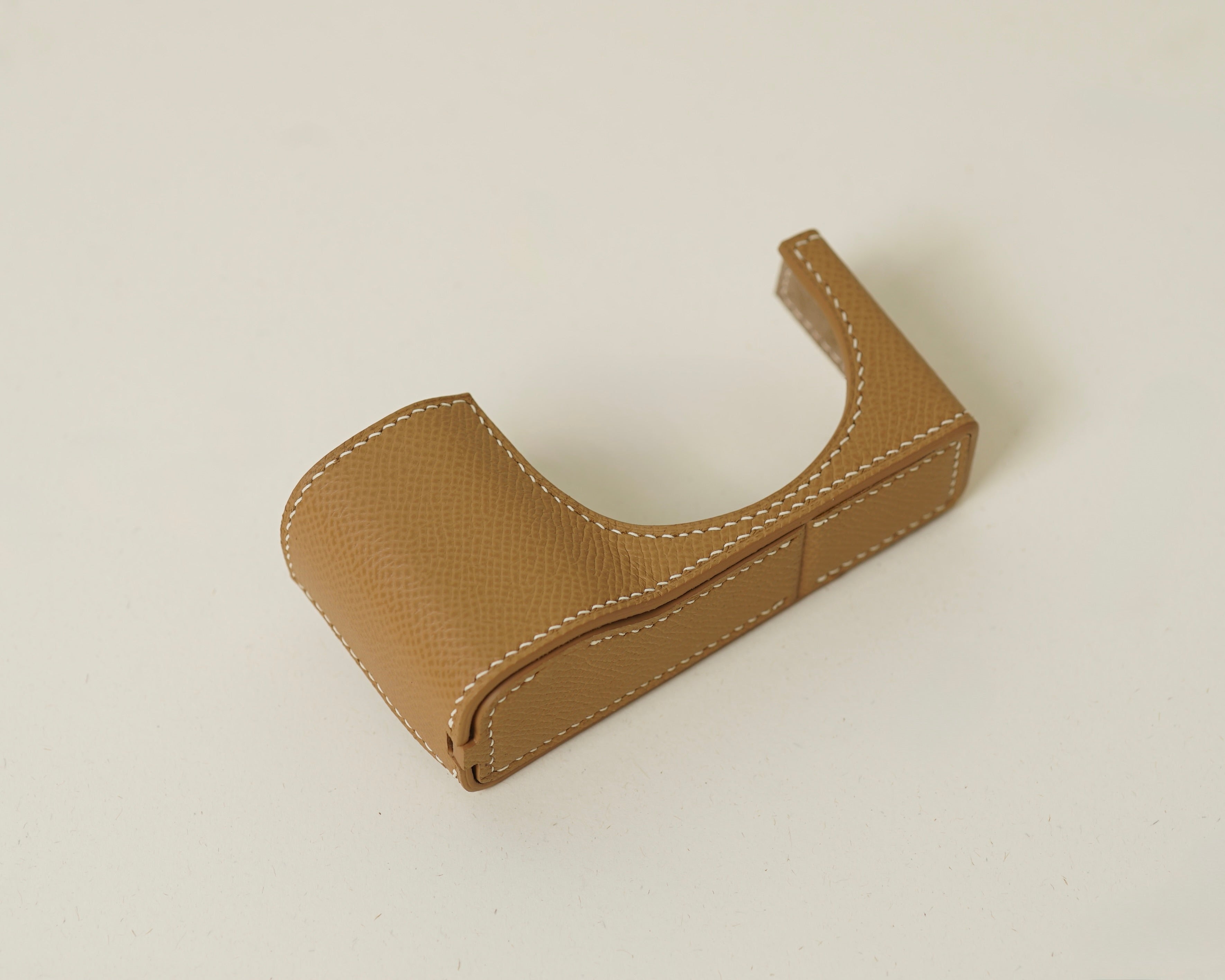 Brown Epsom Leather Half Case compatible with Ricoh Gr IV