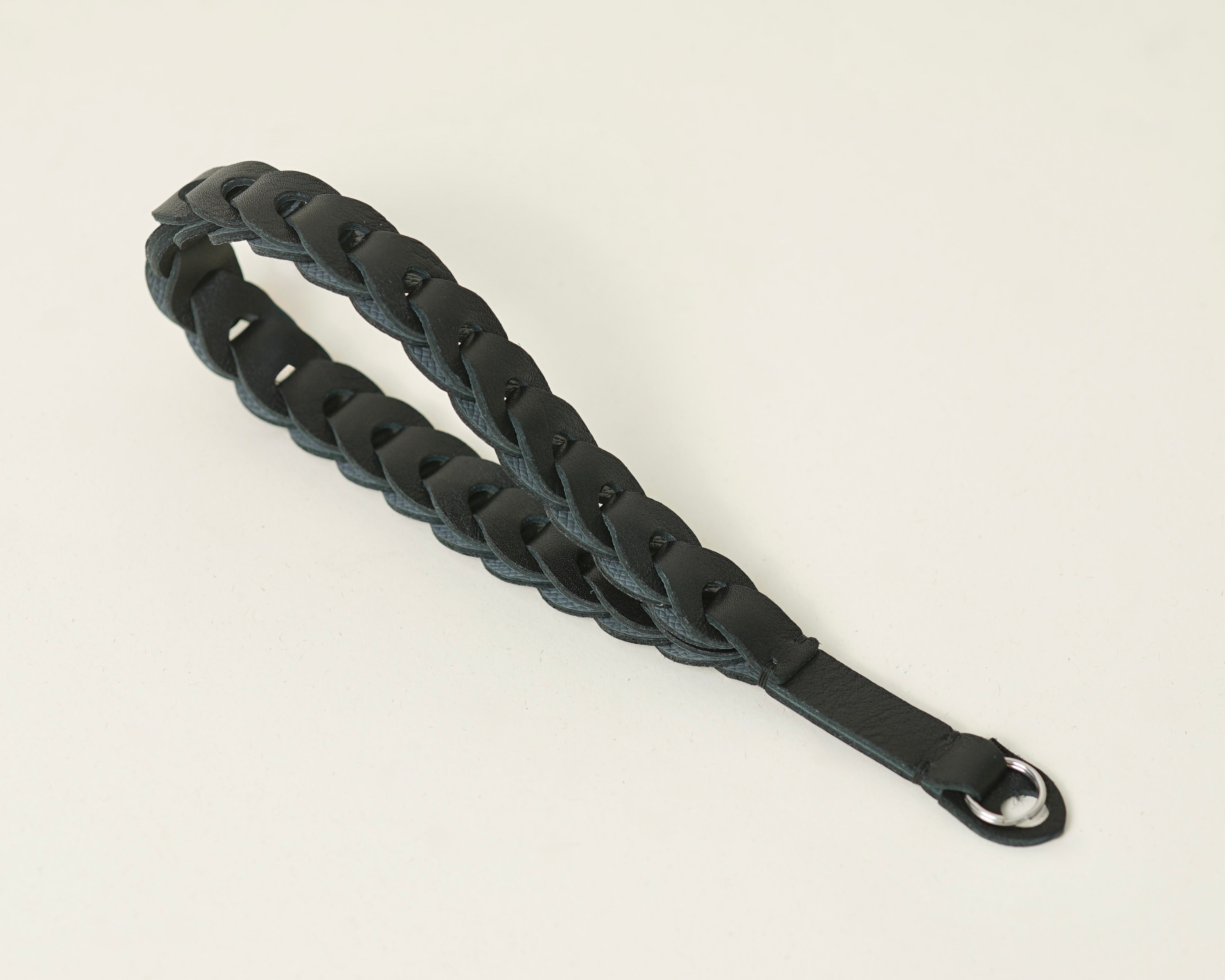Hand Strap Black Swift Leather